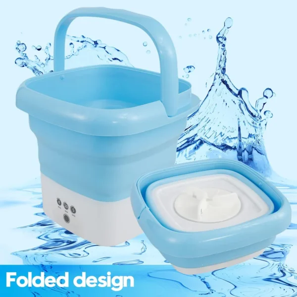 Powerful Mini Foldable Washing Machine with dryer, 20 liters Capacity.