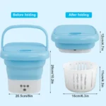 Powerful Mini Foldable Washing Machine with dryer, 20 liters Capacity.