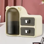 Buy Plastic Cosmetic Organizer with Drawers in Pakistan – Stylish Makeup & Skincare Storage Box