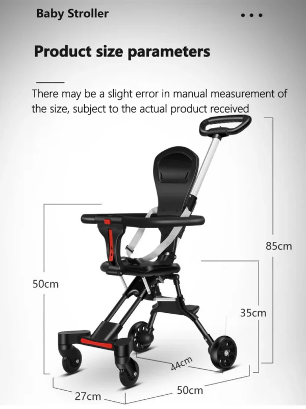 Foldable, Compact Light Weight Baby Stroller