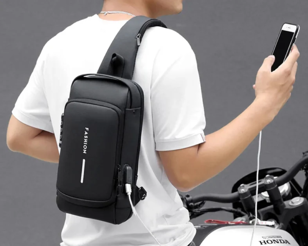 New Fashion Anti-Theft Sling Shoulder Bag With Password Lock